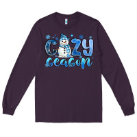 Plum cozy season Long Sleeve Tee - MaliasSmallBusiness