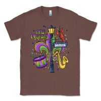 Chestnut new orleans mardi gras streets Classic Tee - MaliasSmallBusiness