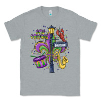 Heather Grey new orleans mardi gras streets Classic Tee - MaliasSmallBusiness