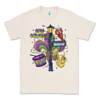 Natural new orleans mardi gras streets Classic Tee - MaliasSmallBusiness
