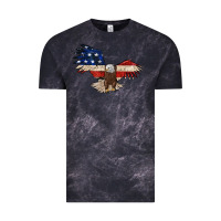 Cloud Black 4th july eagle Vintage Tee - MaliasSmallBusiness