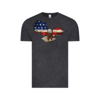Vintage Black 4th july eagle Vintage Tee - MaliasSmallBusiness