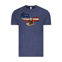 Vintage Denim 4th july eagle Vintage Tee - MaliasSmallBusiness