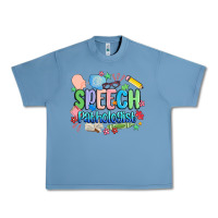Pebble Blue speech pathologist Urban Heavy Tee - MaliasSmallBusiness