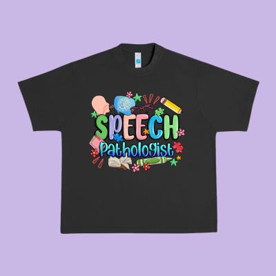 Speech Pathologist Urban Heavy Tee Designed By Maliassmallbusiness