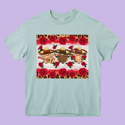 Mexico Gnomes Mouse Pad Heavy Core Tee Designed By Hra Design Shop