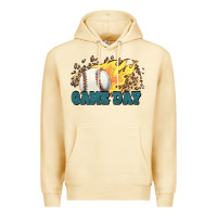 Pina Colada game day baseball leopard flames fireball Premium Hoodie - HowdyJamesFarm