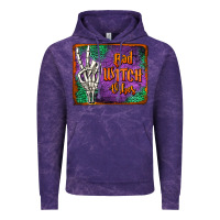Cloud Purple bad witch vibes Vintage Hoodie - Jasminsmagicworld