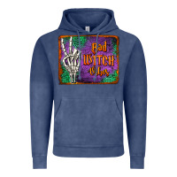 Vintage Denim bad witch vibes Vintage Hoodie - Jasminsmagicworld