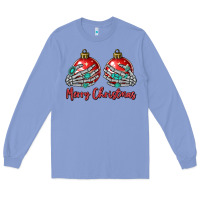 Colony Blue merry christmas Long Sleeve Tee - MaliasSmallBusiness