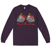 Plum merry christmas Long Sleeve Tee - MaliasSmallBusiness