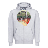 Heather Grey retro merry christmas Zipper Hoodie - Bettercallsaul