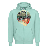 Seafoam retro merry christmas Zipper Hoodie - Bettercallsaul
