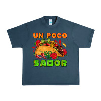 Midnight Navy un poco sabor with taco and pepper Urban Heavy Tee - AdoDesignShop