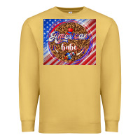 Antique Gold American babe Premium Sweatshirt - TumblerDesignByShophia