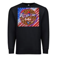 Black American babe Premium Sweatshirt - TumblerDesignByShophia