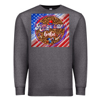 Charcoal Heather American babe Premium Sweatshirt - TumblerDesignByShophia
