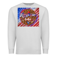 Dove Grey American babe Premium Sweatshirt - TumblerDesignByShophia