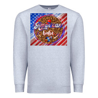Heather Grey American babe Premium Sweatshirt - TumblerDesignByShophia