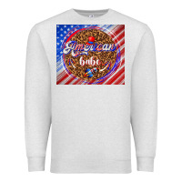 Oatmeal Heather American babe Premium Sweatshirt - TumblerDesignByShophia