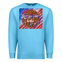 Ocean Blue American babe Premium Sweatshirt - TumblerDesignByShophia