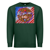 Sports Green American babe Premium Sweatshirt - TumblerDesignByShophia