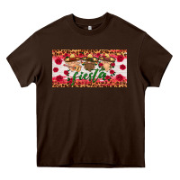 Chocolate Brown fiesta mexico gnomes license plate Heavy Core Tee - HRA Design Shop