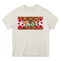 Cream fiesta mexico gnomes license plate Heavy Core Tee - HRA Design Shop