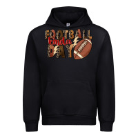 Black football kinda day Urban Hoodie - FaDigitalArtStudio