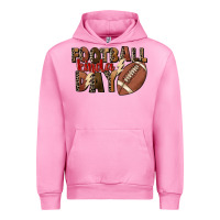 Fuchsia Pink football kinda day Urban Hoodie - FaDigitalArtStudio