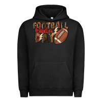 Pigment Black football kinda day Urban Hoodie - FaDigitalArtStudio