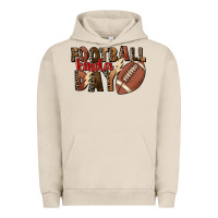 Pigment French Oak football kinda day Urban Hoodie - FaDigitalArtStudio