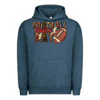 Pigment Midnight Navy football kinda day Urban Hoodie - FaDigitalArtStudio