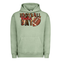 Pigment Oil Green football kinda day Urban Hoodie - FaDigitalArtStudio