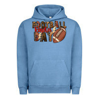 Pigment Pebble Blue football kinda day Urban Hoodie - FaDigitalArtStudio