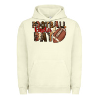 Pigment Pistachio football kinda day Urban Hoodie - FaDigitalArtStudio