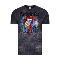 Cloud Black party in the usa Vintage Tee - MaliasSmallBusiness