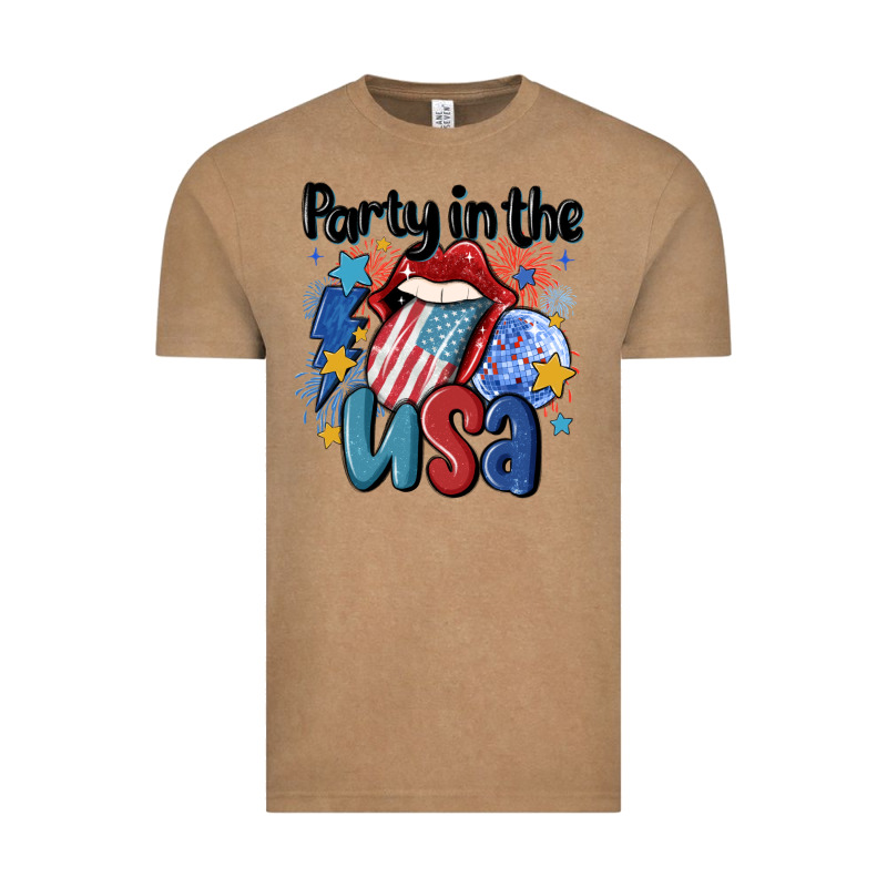 Party In The Usa Vintage Tee by MaliasSmallBusiness | Teevron