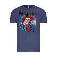 Vintage Denim party in the usa Vintage Tee - MaliasSmallBusiness