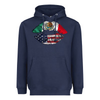 Navy mexico usa lips Heavyweight Hoodie - TumblerDesignByShophia