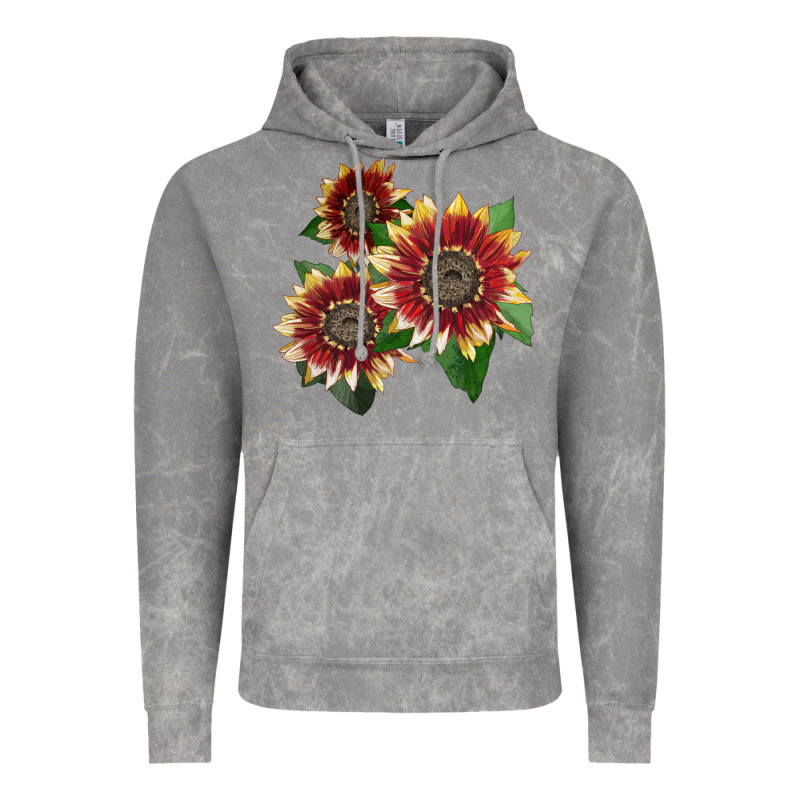Florenza Sunflower Vintage Hoodie by LillyAllenDesigns | Teevron
