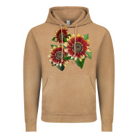 Vintage Camel Florenza Sunflower Vintage Hoodie - LillyAllenDesigns