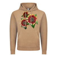 Vintage Coffee Florenza Sunflower Vintage Hoodie - LillyAllenDesigns