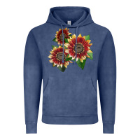 Vintage Denim Florenza Sunflower Vintage Hoodie - LillyAllenDesigns