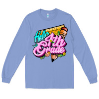 Colony Blue hello 4th grade Long Sleeve Tee - JahusDesignShop