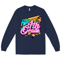 Navy hello 4th grade Long Sleeve Tee - JahusDesignShop