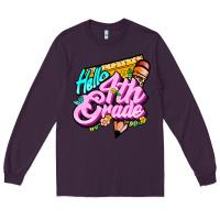 Plum hello 4th grade Long Sleeve Tee - JahusDesignShop