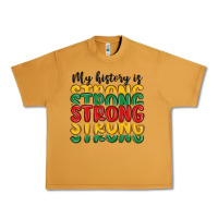 Peanut Butter my history is strong Urban Heavy Tee - MaliasSmallBusiness