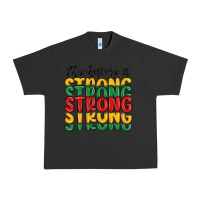 Pigment Black my history is strong Urban Heavy Tee - MaliasSmallBusiness