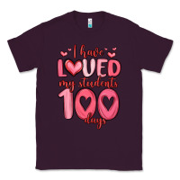 Plum i have loved my students 100 days Classic Tee - MaliasSmallBusiness